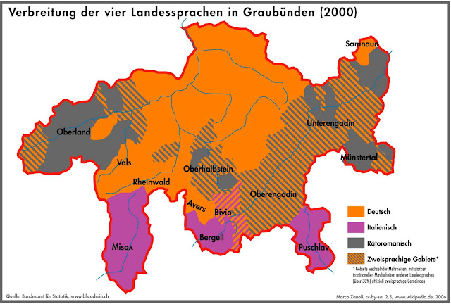 Euro-Ethnien: 3.091 Rätoromanen / Bündnerromanen