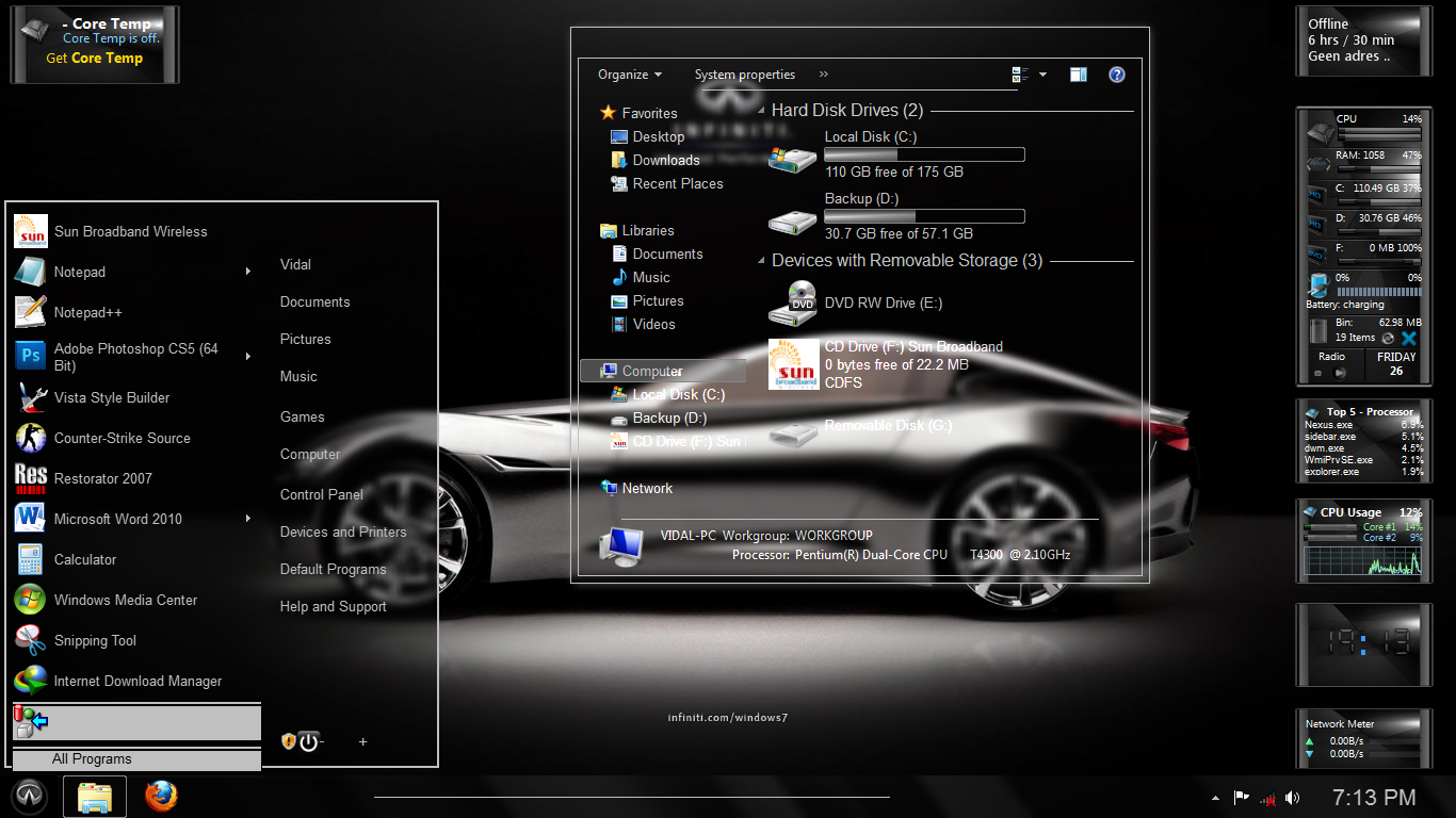 3d full glass theme for windows 7 free download