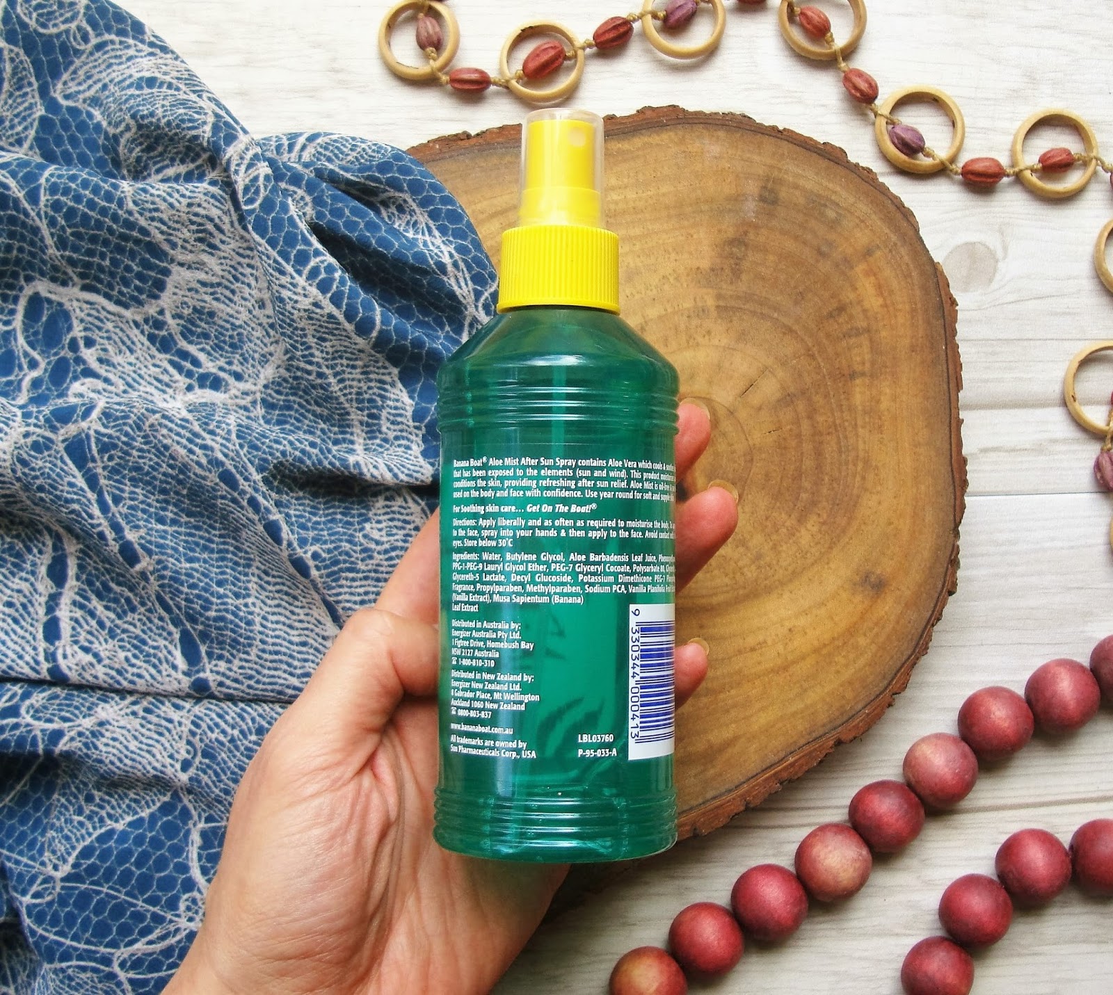 little white truths Banana Boat Soothing Aloe Mist After Sun Spray review