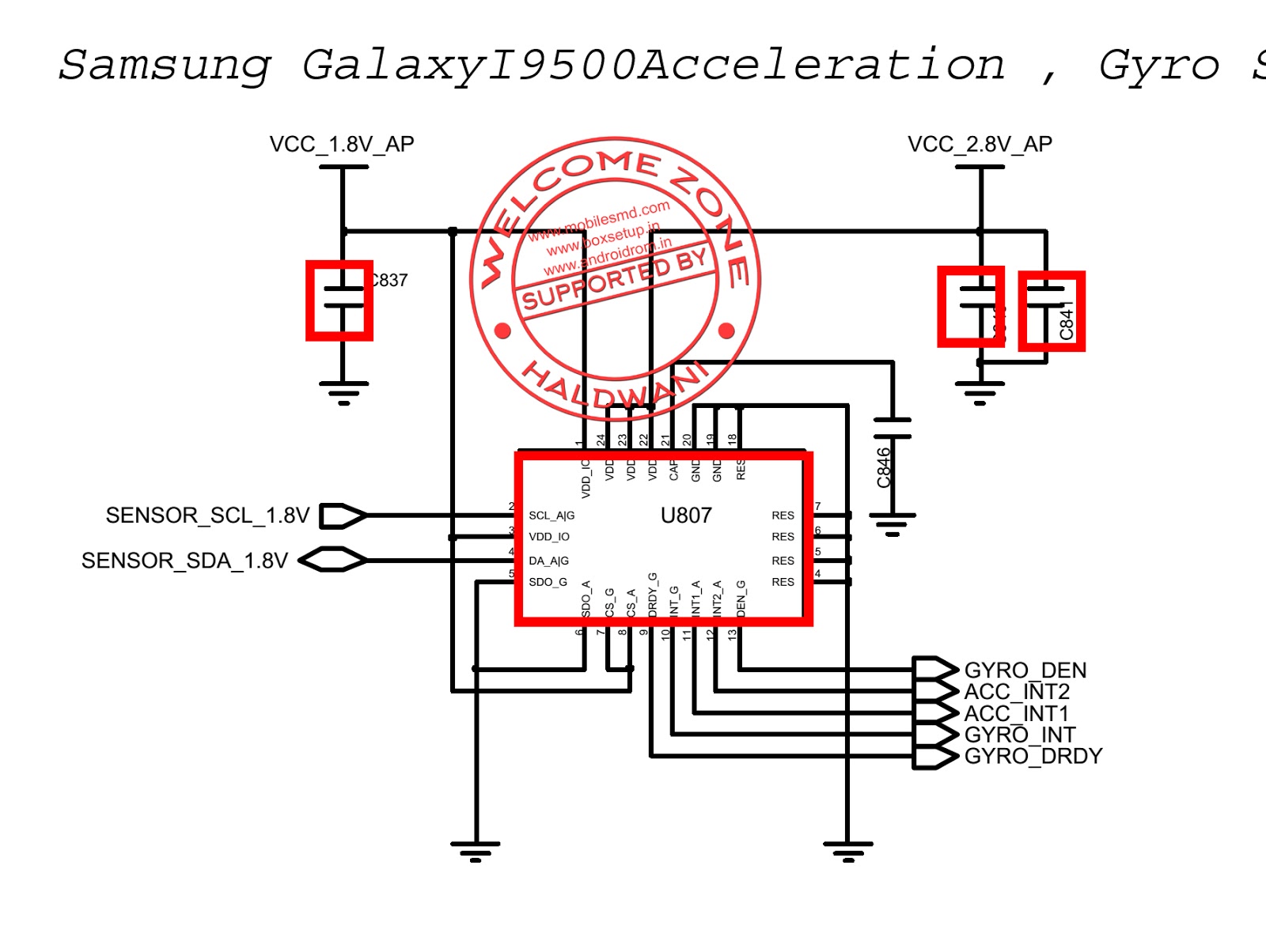 Samsung galaxy S4 I9500 Acceleration Gyro Sensor Not Working Solution