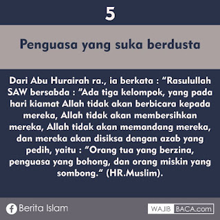 9 Golongan Manusia yang tidak akan Diajak Bicara oleh Allah di Akhirat