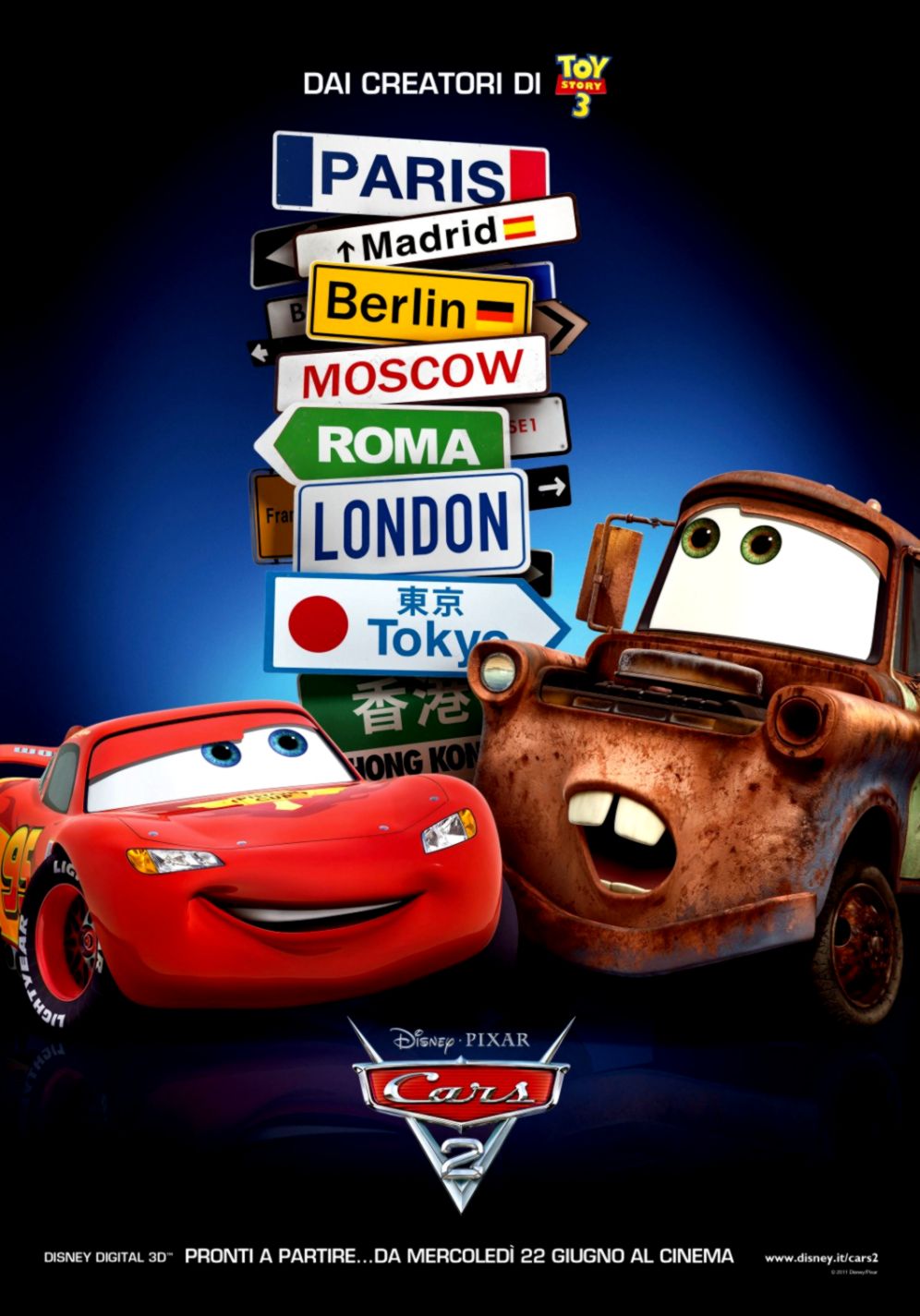 Cars 2 Extra Large Movie Poster Image   Internet Movie Poster