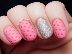 pink leather perforated diamonds nails nail kiss texture chalkboard