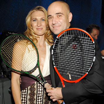 Waka Tennis: andre agassi steffi graf
