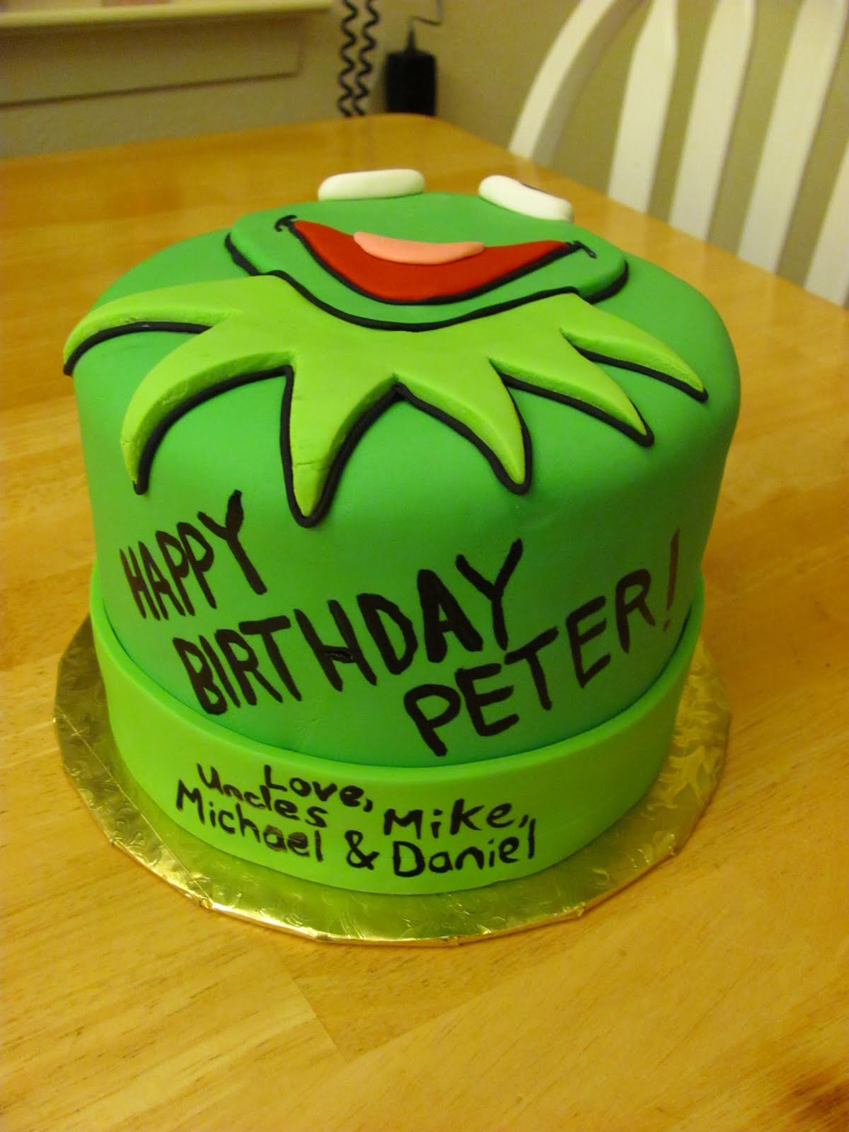 Cake Done Right Kermit Cake