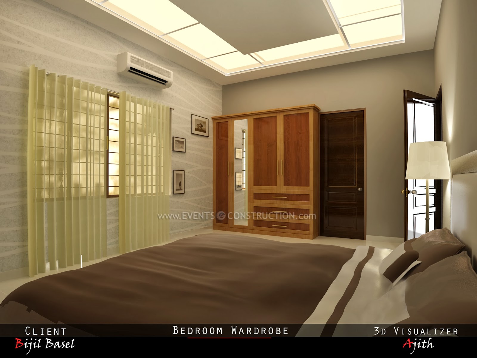 Evens Construction Pvt Ltd Bedroom Design For Kerala House