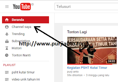 Cara membuat tombol share di youtube 1