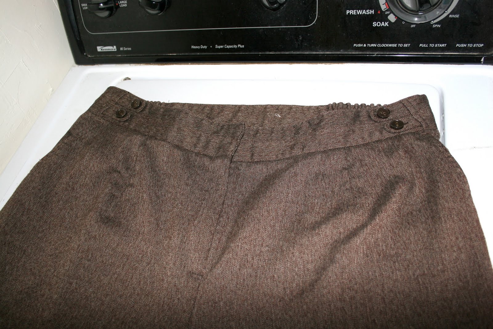 Designs By A Rose How to turn regular pants into maternity pants