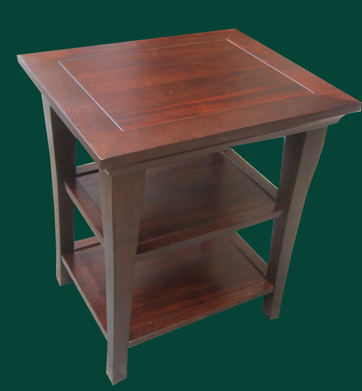 Uhuru Furniture & Collectibles Small MultiShelf End Table SOLD