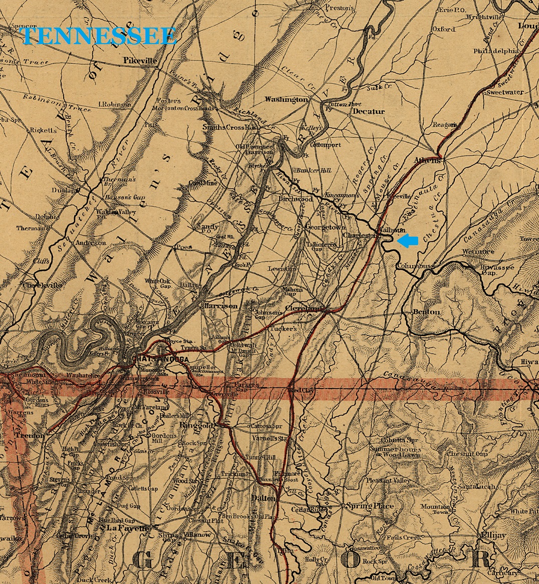 charleston and calhoun tennessee detail labeled of mountain region of north carolina and tennessee map a d bache u s coastal survey 1865 charleston and calhoun tennessee detail labeled of mountain region of north carolina and tennessee map a d bache u s coastal survey 1865