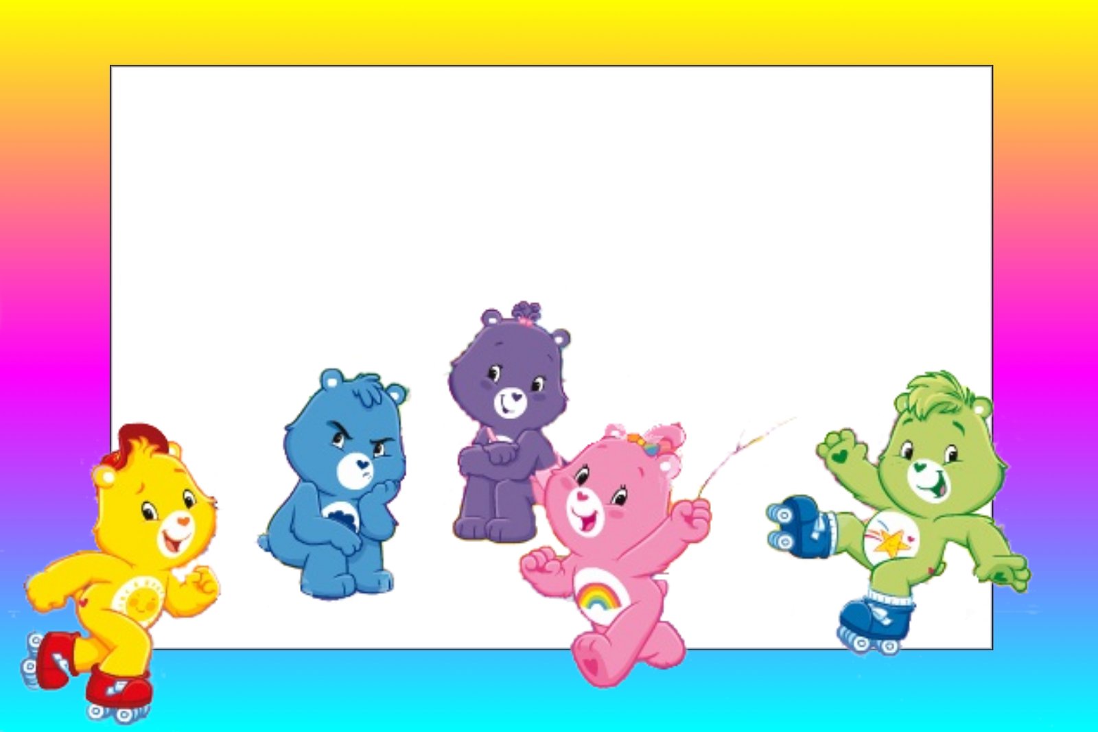 Care Bears Party Free Printable Invitations Oh My Fiesta In English