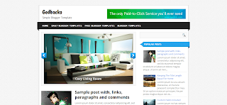 Gedbacko Blogger Template is a magazine style blogger template