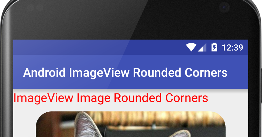 Imageview Rounded Corners , Comment faire une ImageView avec des coins ...