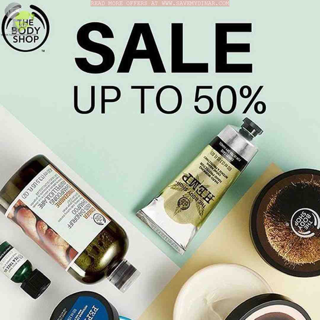 The Body Shop Kuwait SALE Upto 50 SaveMyDinar Offers, Deals