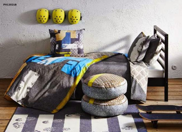 IKEA children's textiles in the IKEA 2015 catalog