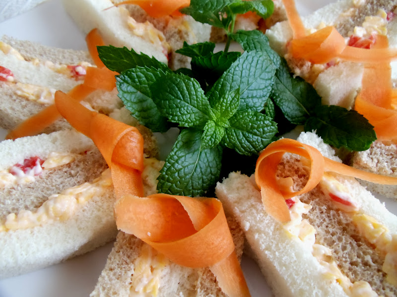 Upstairs Downstairs Casual or Fancy Southern Style Party Sandwiches