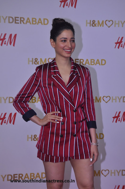 Tamanna Bhatia at H & M Hyderabad store launch
