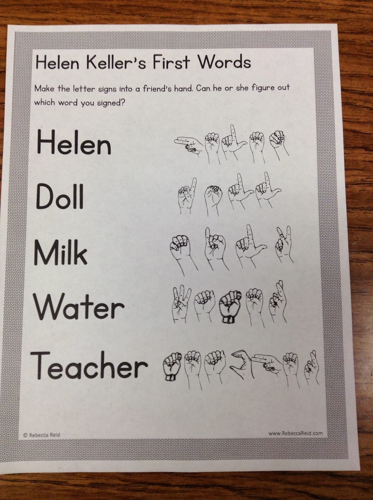 Mrs. Patten Helen KellerUse of Sign Language