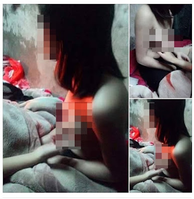 Những bức ảnh của nữ sinh bị "bạn thân" phát tát trên Facebook.