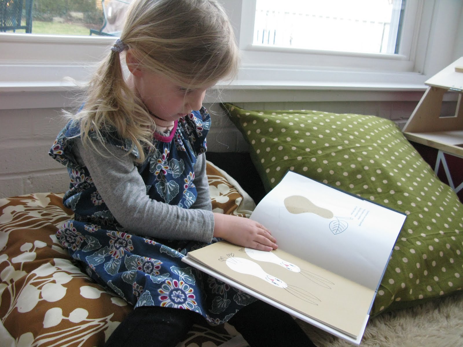 Sew Nancy reading nook pillows