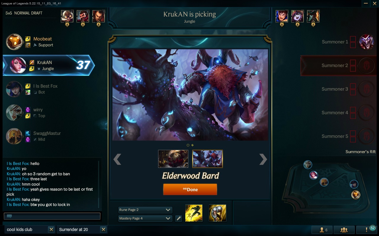 Surrender at 20: PBE Update: New Champion Select for testing