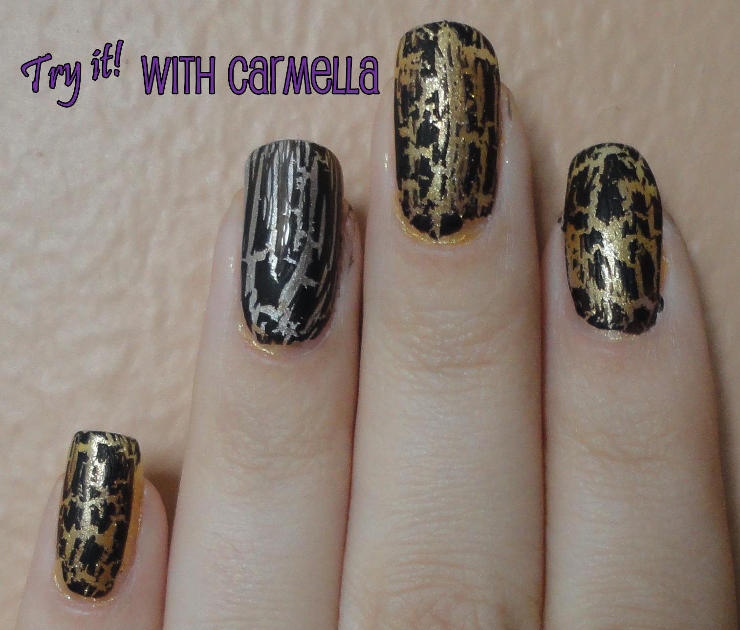 *Try It With Carmella*: Birthday & Crackle Nails