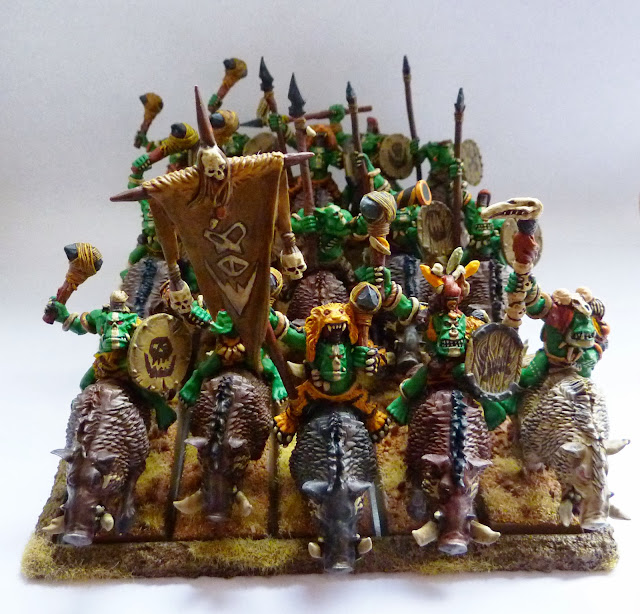 Savage Orc army - Boarboyz