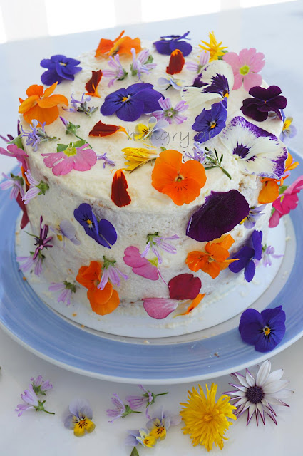 Spring Flower Birthday Cake