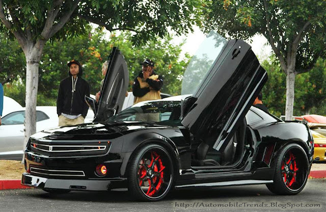 Awesome Black Modified Camaro