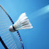 Badminton shuttle en racket
