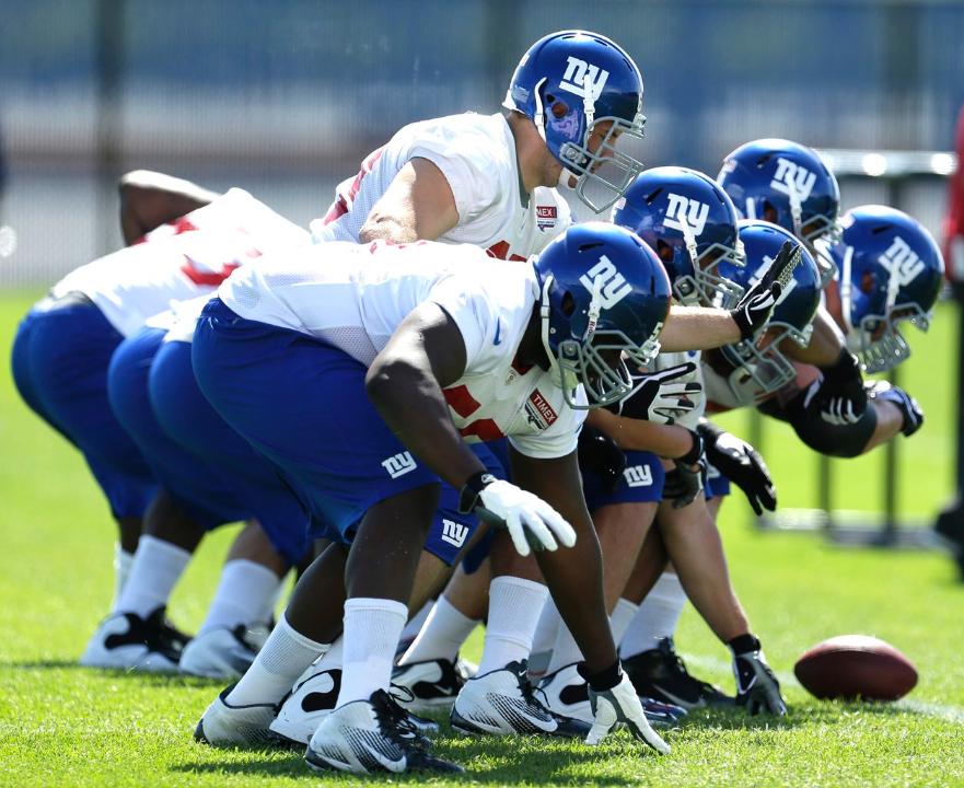 University of Calgary Dinos Football Fabien in Action at Giants Mini Camp