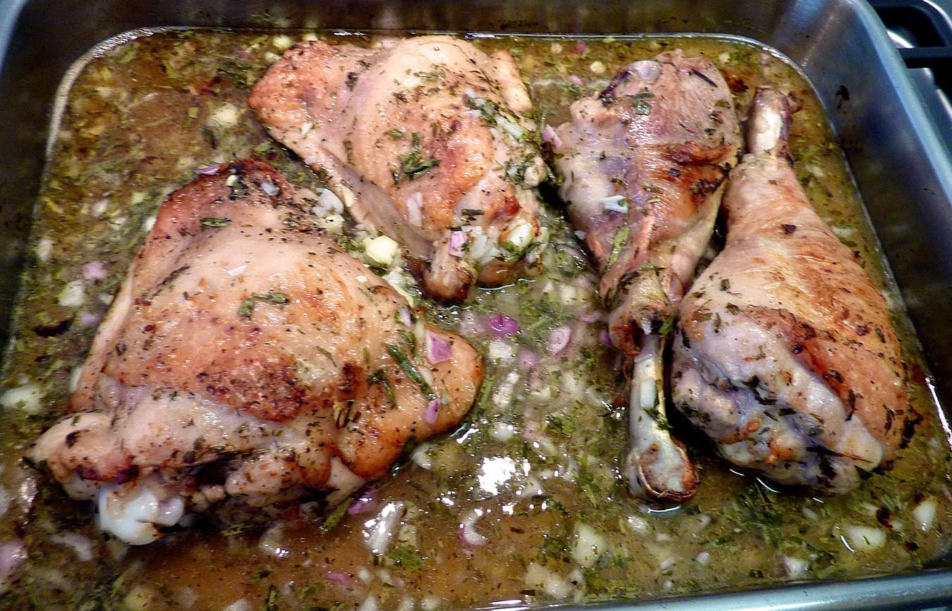 Living the life in SaintAignan Tarragon turkey with salsify roots