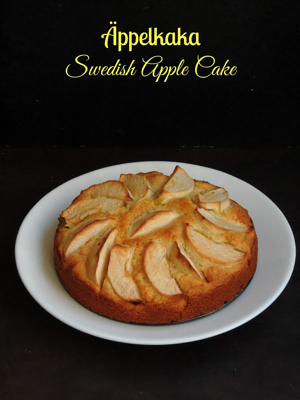 Priya's Versatile Recipes: Äppelkaka/Swedish Apple Cake