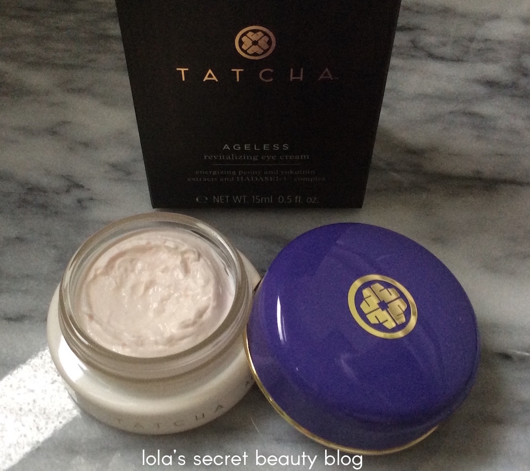 lola's secret beauty blog TATCHA AGELESS Revitalizing Eye Cream Review