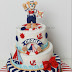Tort navy de botez pentru Cezar