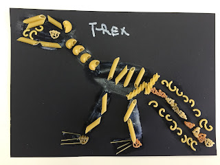 La clase de Mar: DINOSAURIO CON PASTA