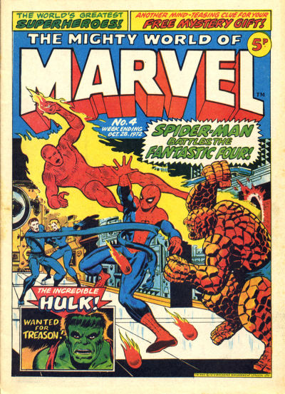 Mighty World of Marvel #4, Jim Starlin cover