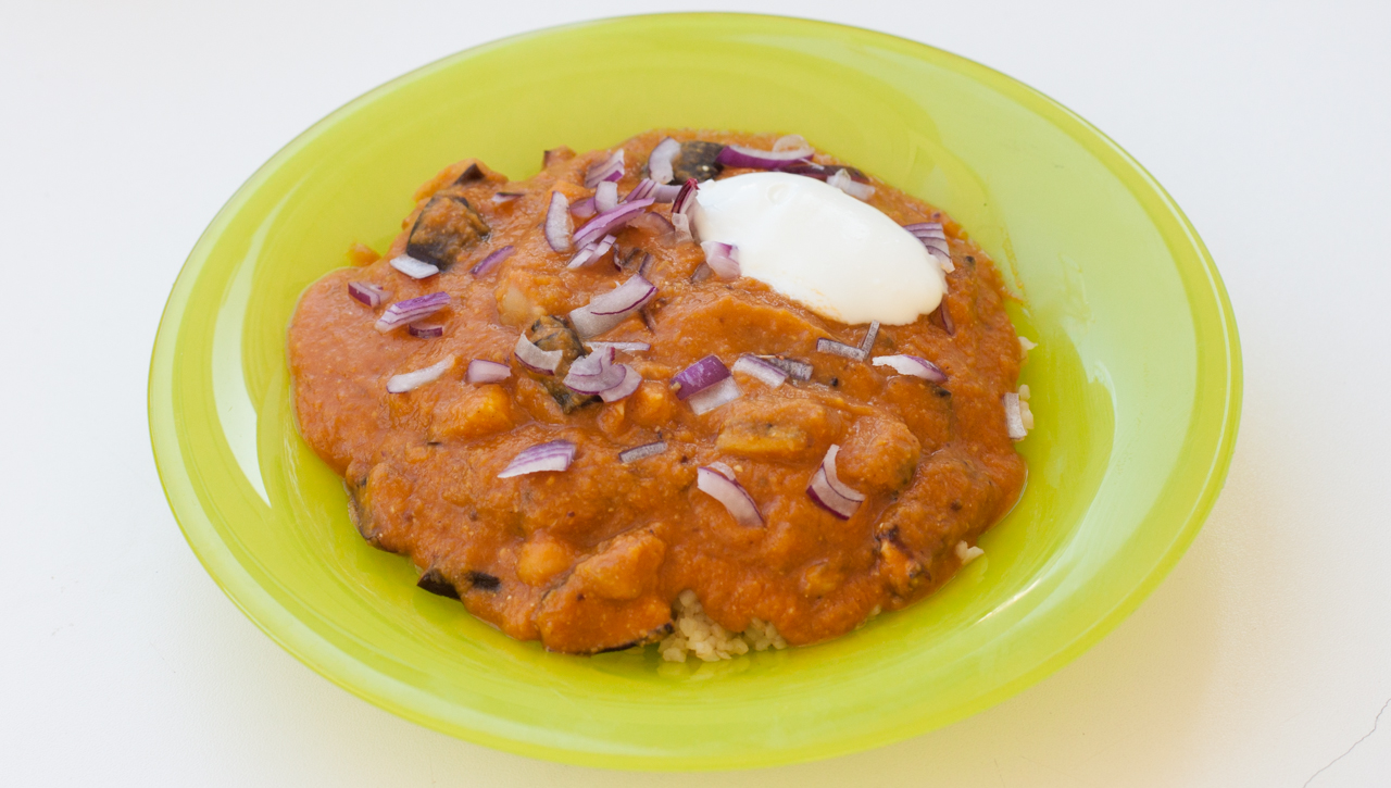 Mama Tommy's Chickpea and Roasted Eggplant Curry [Zack]