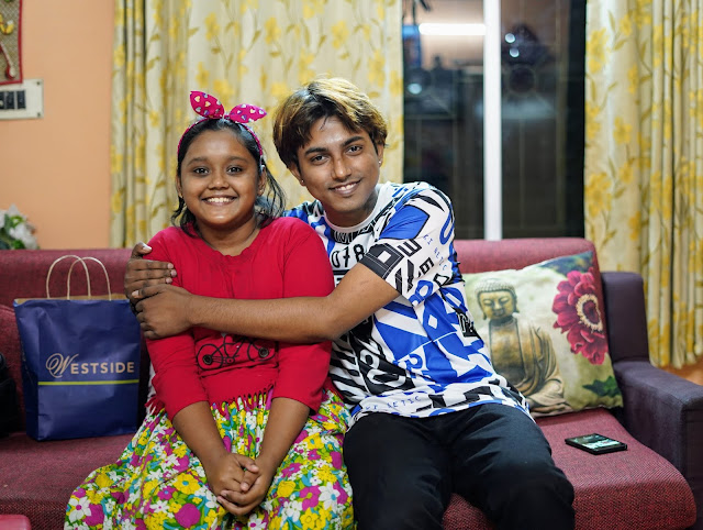 Sourajit Saha with Niece 1