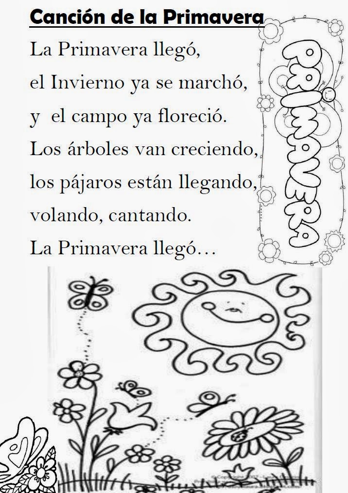 La clase de Diego CANCIÓN DE PRIMAVERA