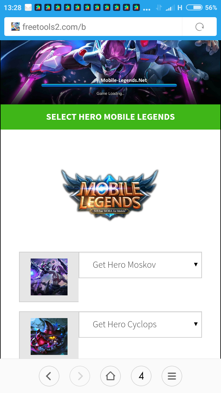 script phising mobile legend
