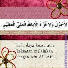 cukup lah ALLAH sebagai penolong dan sebaik-baik pelindung: yang baik