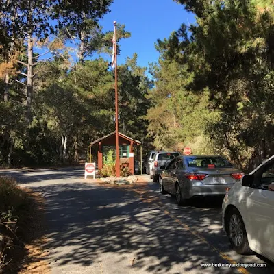 entrance station to Point Lobos State Natural Reserve in Carmel, California