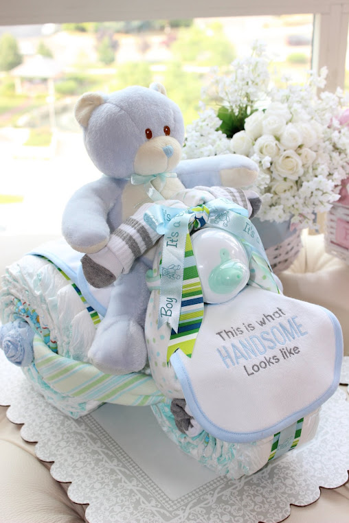 MiniCupids Baby Shower Gift Unique Diaper Cakes