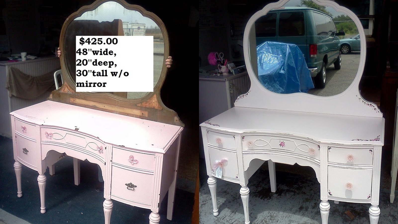 Handpainted Furniture Blog, Shabby Chic Vintage Painted Furniture