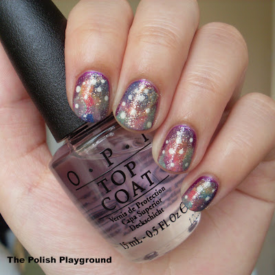 Rainbow Galaxy Nails