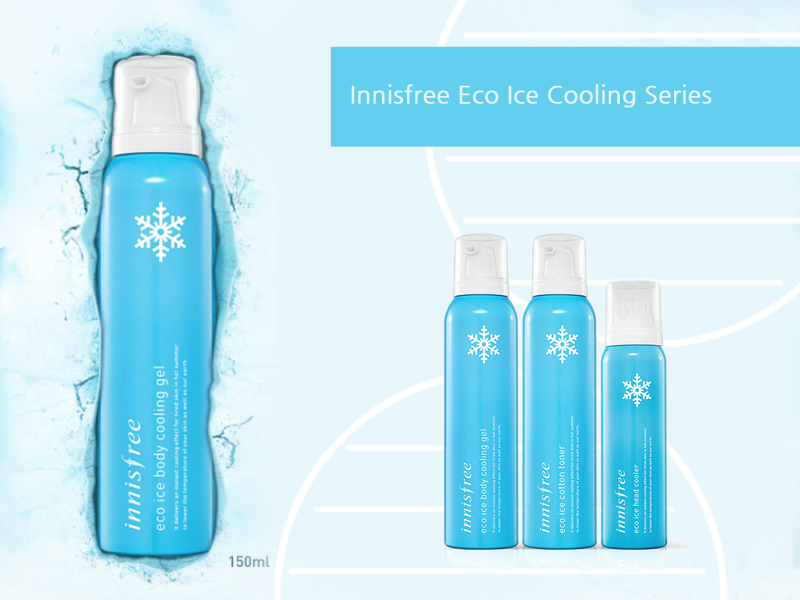 Innisfree launched 'Eco Ice 3 Kinds' as limited quantity for summer season.