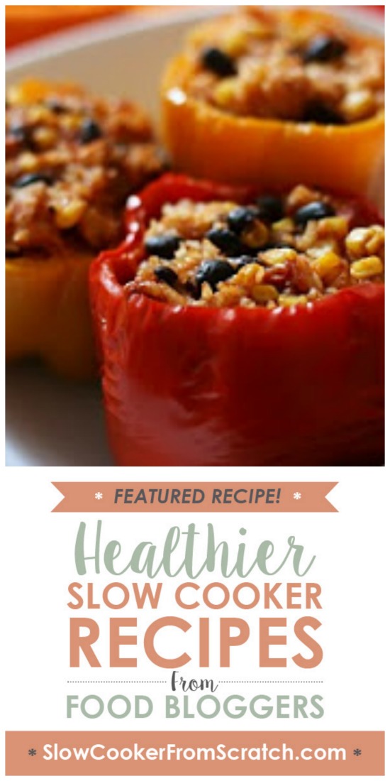 Slow Cooker from Scratch®: Slow Cooker Vegetarian Stuffed Bell Peppers ...