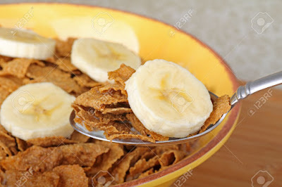 Plan no 1 Breakfast - Bran flakes with banana Plan no 1 Breakfast - Bran flakes with banana