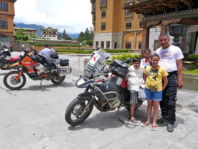Motor di Bhutan